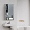 Bathroom Wall Mount Storage Cabinet Single Door with Height Adjustable Shelf for Home Storage